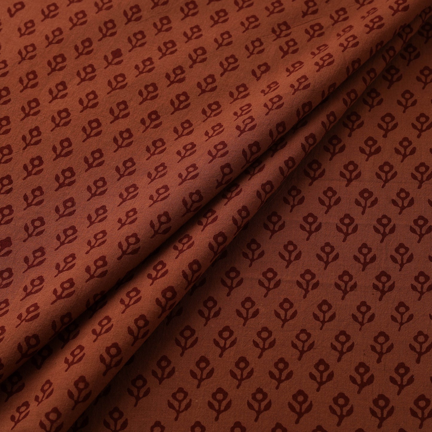Bagh Hand Block Print Natural Dyed Cotton Fabric 04