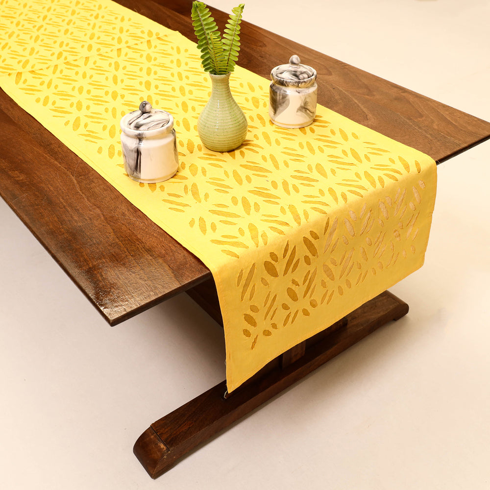 Applique work Table Runner