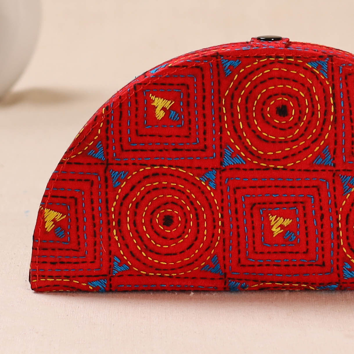 Bengal Kantha Work Handcrafted Jewellery Box 05