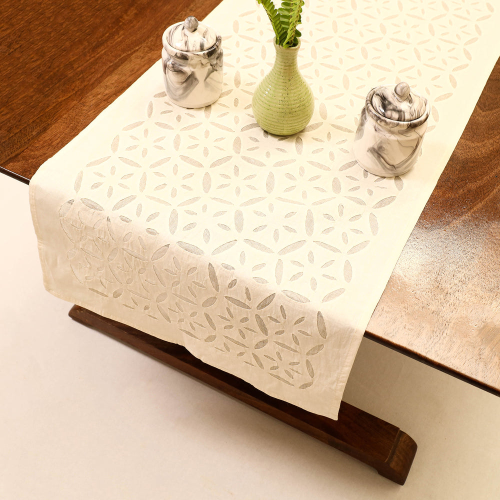 Applique work Table Runner