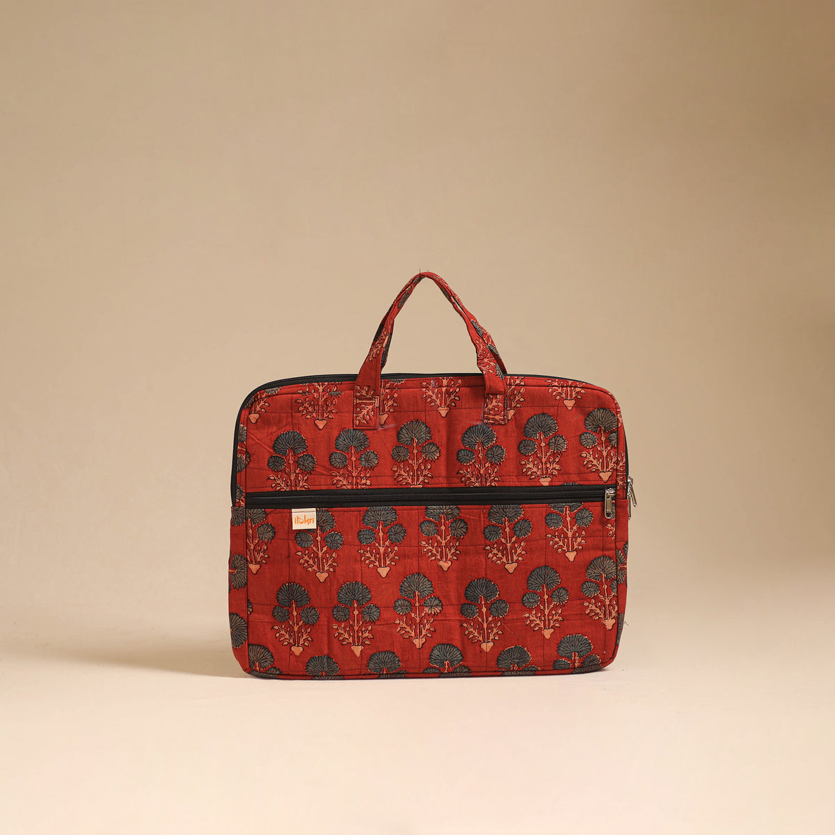 Handcrafted Quilted Laptop Bag (12 x 16 in) 32
