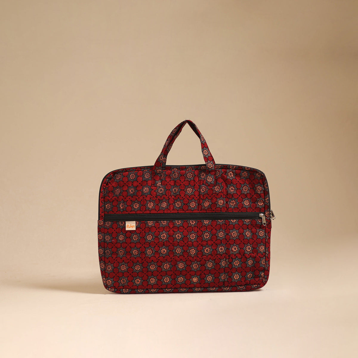 Handcrafted Quilted Laptop Bag (12 x 16 in) 33