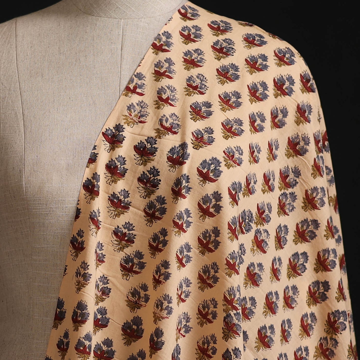 Sanganeri Hand Block Print Cotton Fabric 01