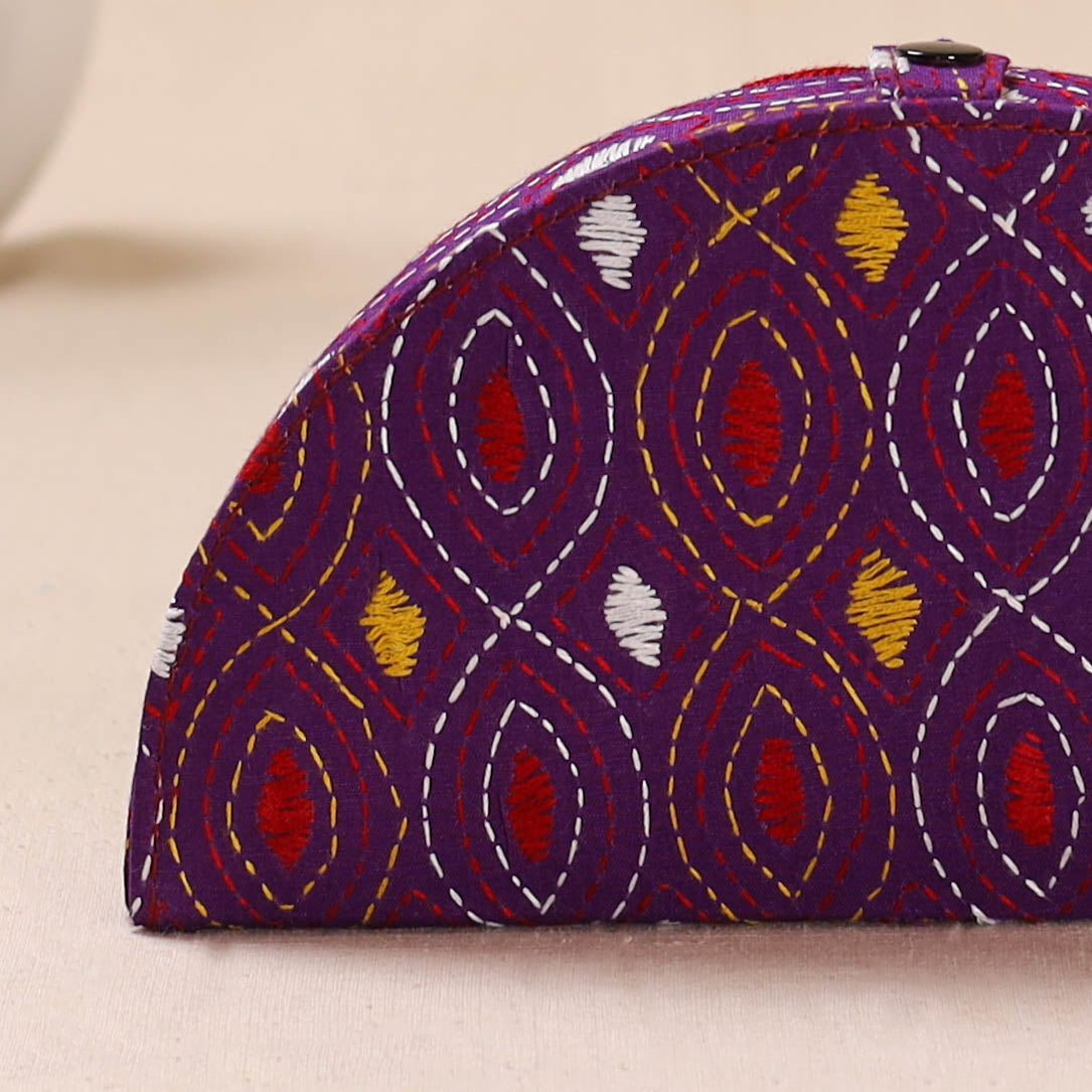 Bengal Kantha Work Handcrafted Jewellery Box 02