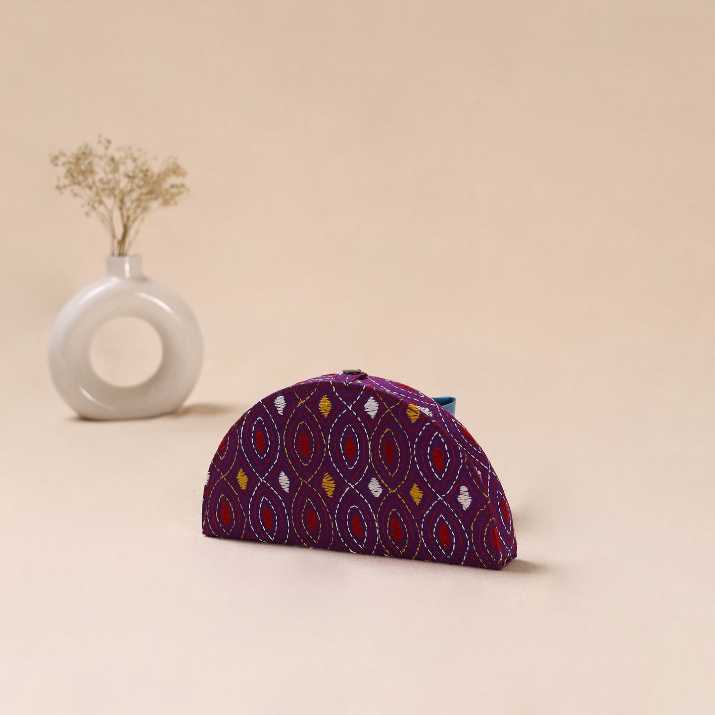Bengal Kantha Work Handcrafted Jewellery Box 02