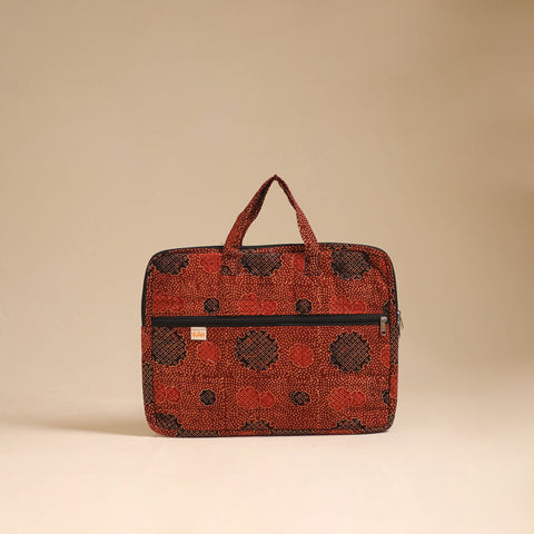 Handcrafted Quilted Laptop Bag (12 x 16 in) 35