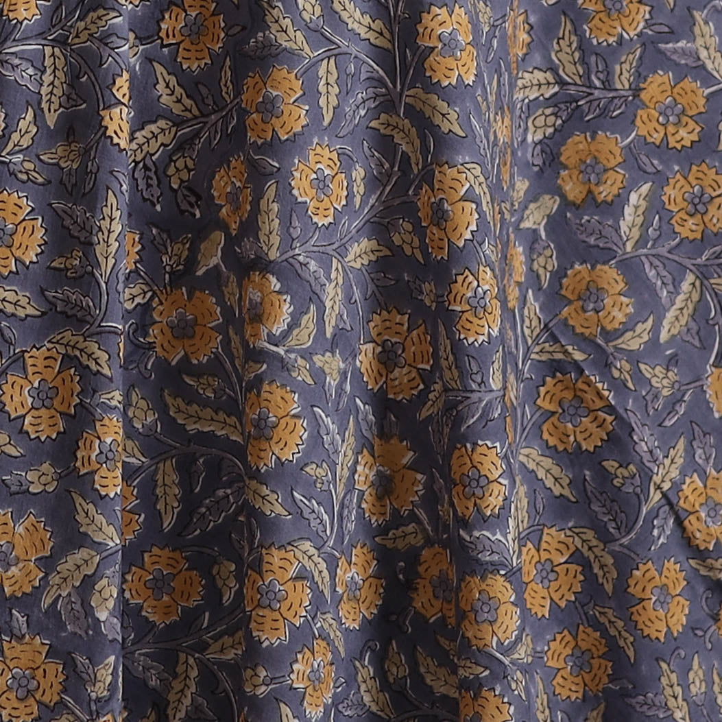 Sanganeri Hand Block Print Cotton Fabric 02