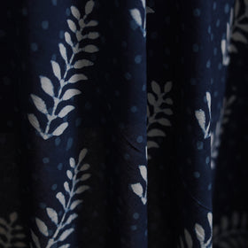 Blue - Hand Block Indigo Bagru Print Natural Dyed Cotton Fabric 18