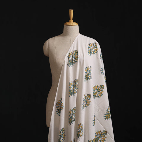 Sanganeri Hand Block Print Cotton Fabric 05