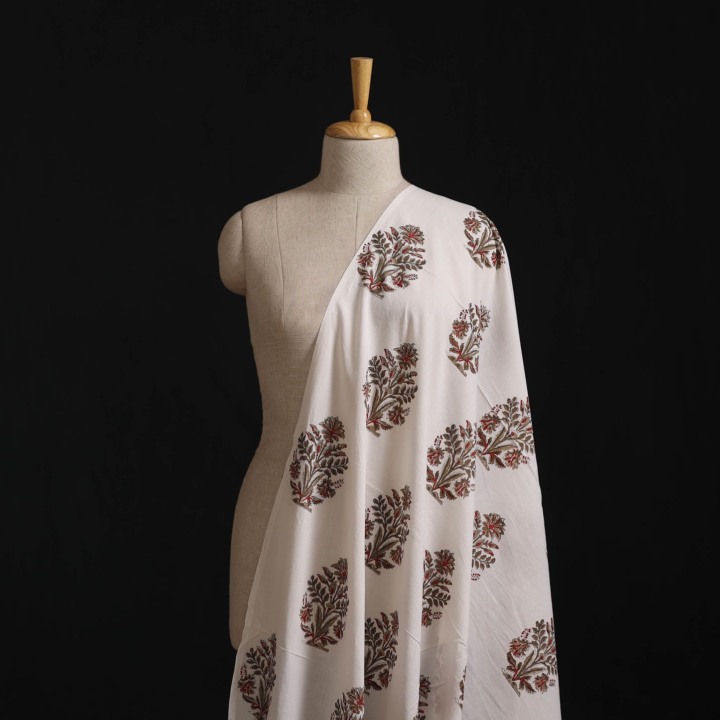 Sanganeri Hand Block Print Cotton Fabric 07