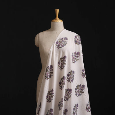 Sanganeri Hand Block Print Cotton Fabric 08