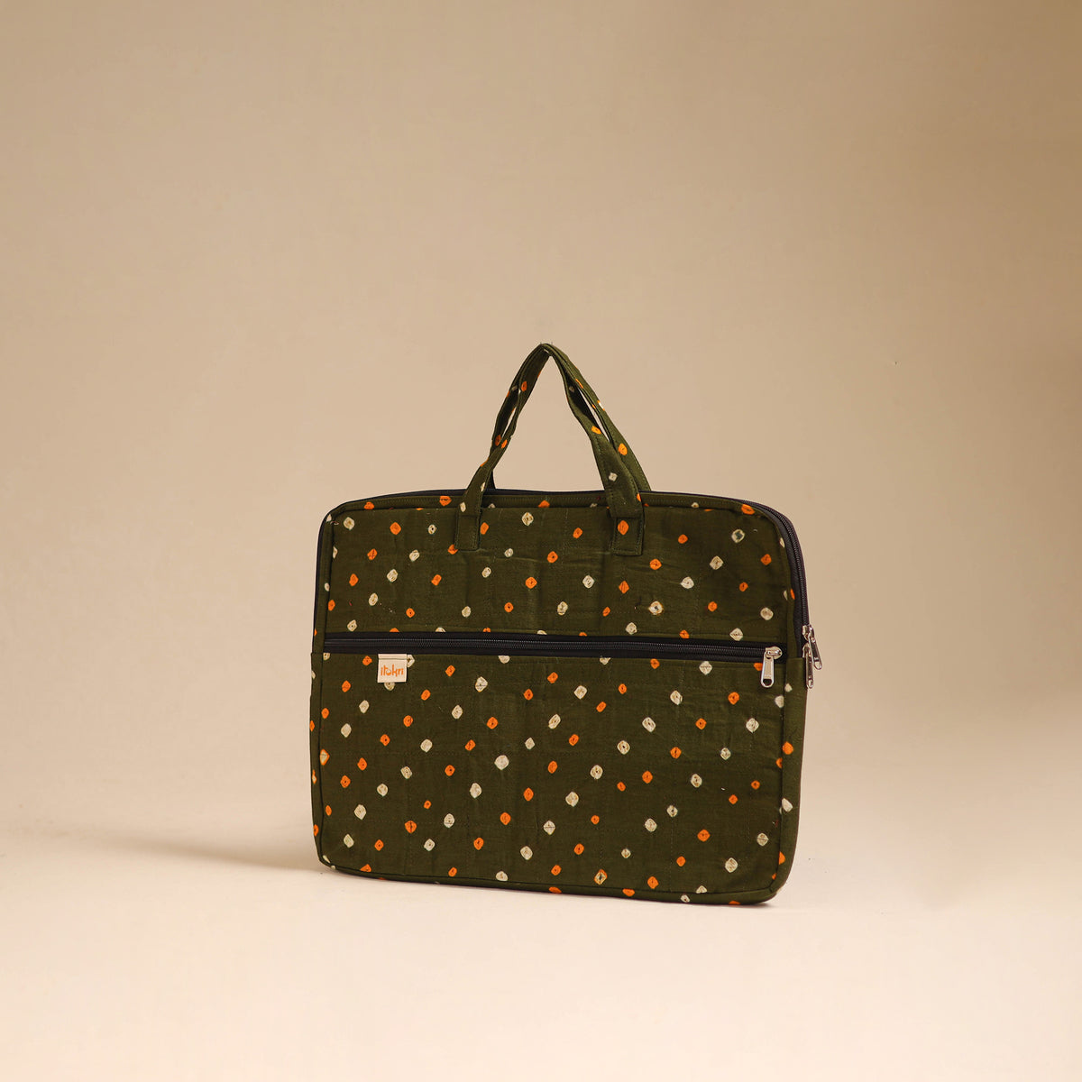Handcrafted Quilted Laptop Bag (12 x 16 in) 42