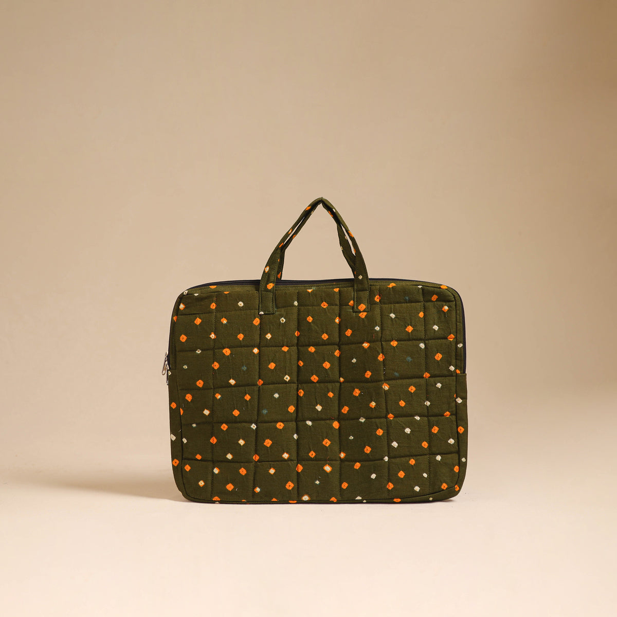 Handcrafted Quilted Laptop Bag (12 x 16 in) 42