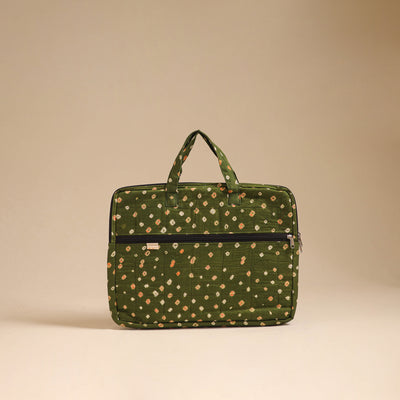 Handcrafted Quilted Laptop Bag (12 x 16 in) 44