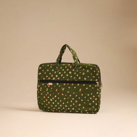 Handcrafted Quilted Laptop Bag (12 x 16 in) 44