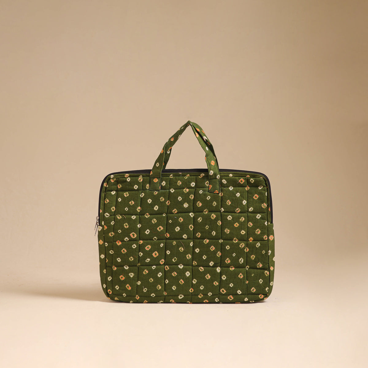 Handcrafted Quilted Laptop Bag (12 x 16 in) 44