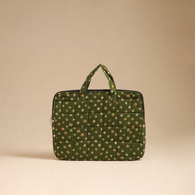 Handcrafted Quilted Laptop Bag (12 x 16 in) 44