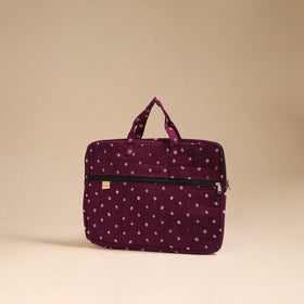 Handcrafted Quilted Laptop Bag (12 x 16 in) 45