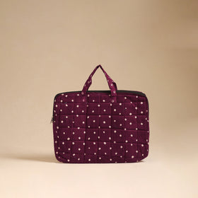Handcrafted Quilted Laptop Bag (12 x 16 in) 45