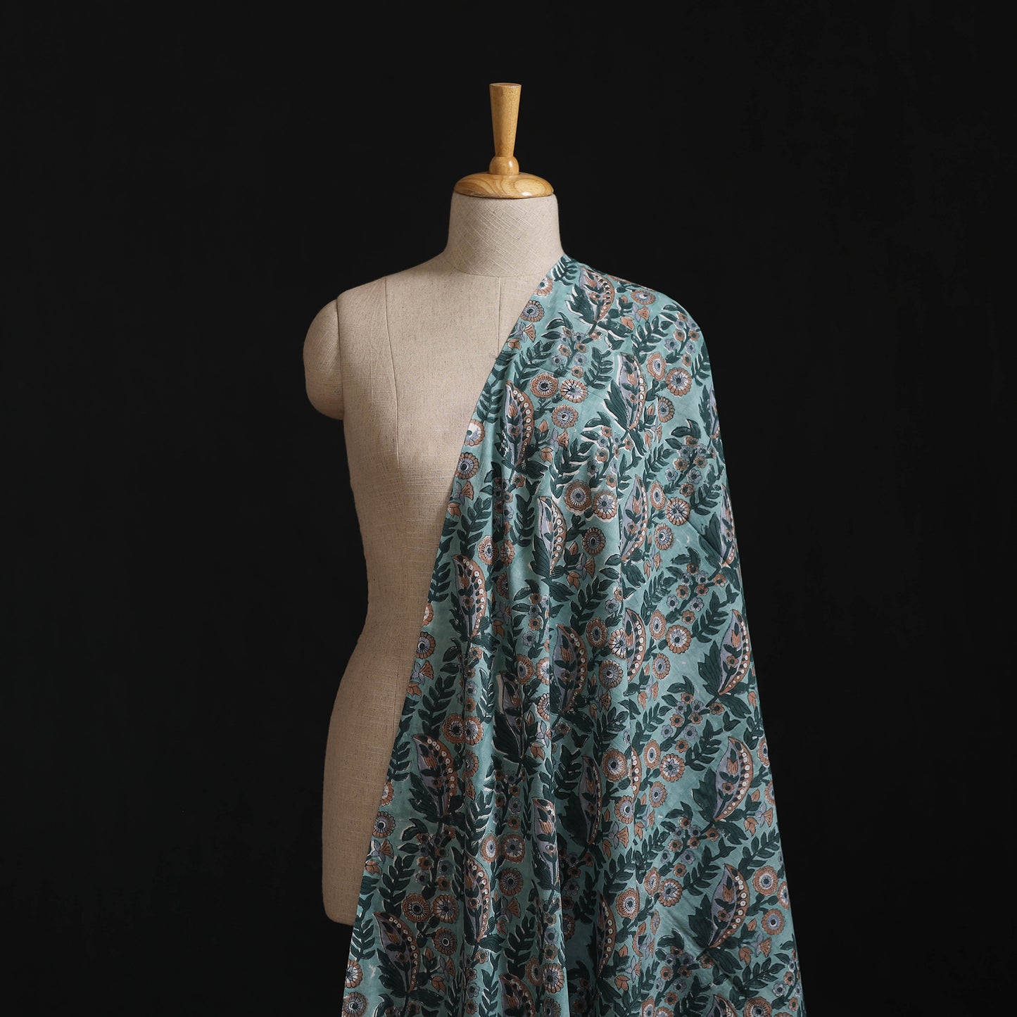 Sanganeri Hand Block Print Cotton Fabric 14