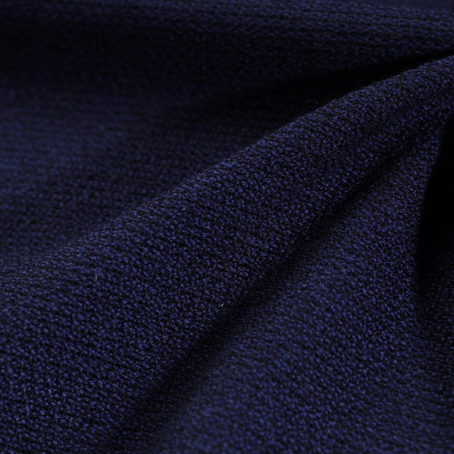 Blue - Kumaun Handwoven Pure Merino Woolen Fabric