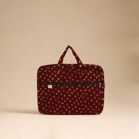 Handcrafted Quilted Laptop Bag (12 x 16 in) 48