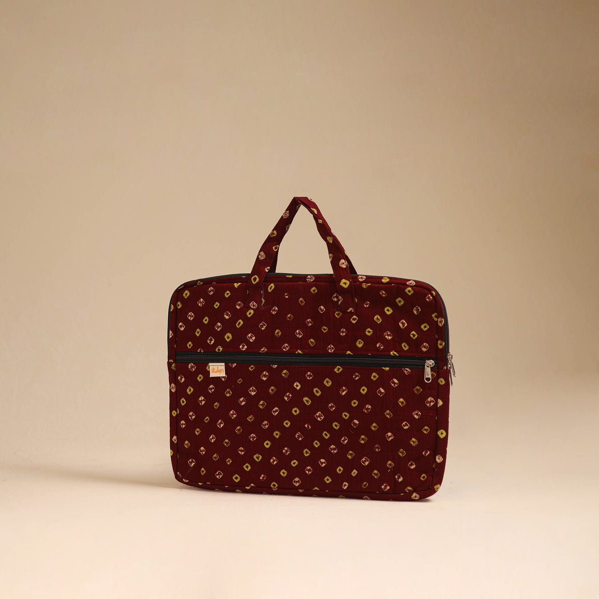 Handcrafted Quilted Laptop Bag (12 x 16 in) 48