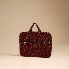 Handcrafted Quilted Laptop Bag (12 x 16 in) 48