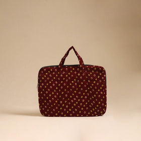 Handcrafted Quilted Laptop Bag (12 x 16 in) 48