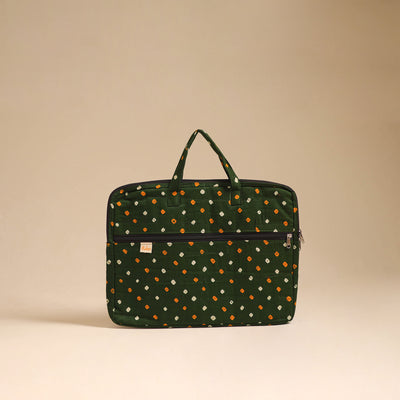 Handcrafted Quilted Laptop Bag (12 x 16 in) 49