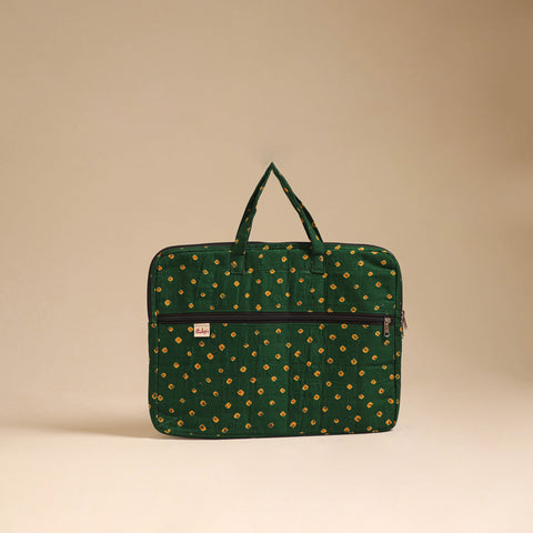 Handcrafted Quilted Laptop Bag (12 x 16 in) 50