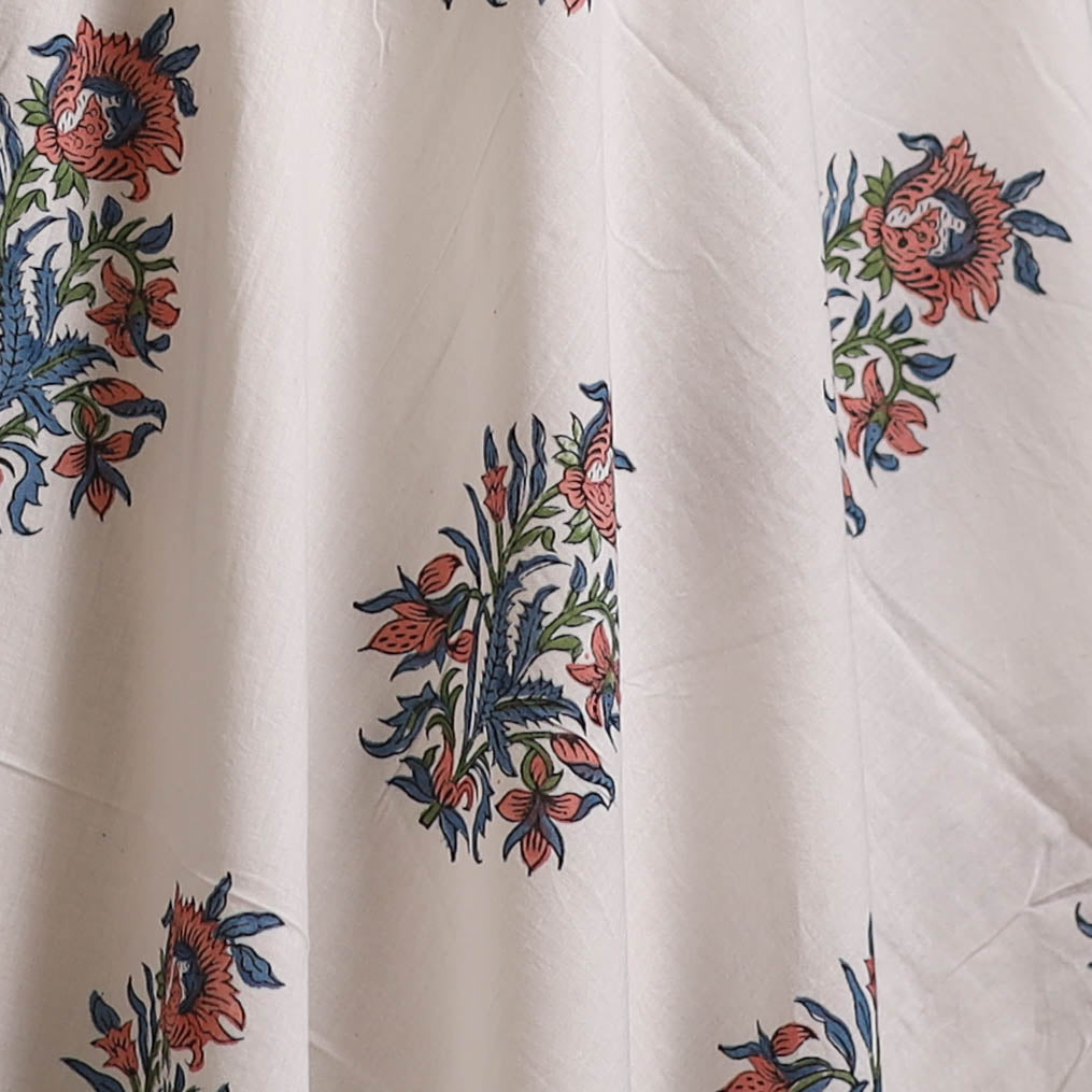 Sanganeri Hand Block Print Cotton Fabric 20