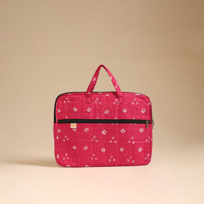 Handcrafted Quilted Laptop Bag (12 x 16 in) 52