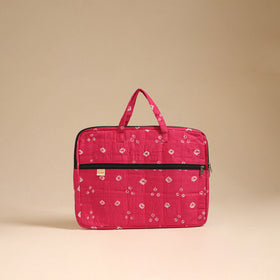 Handcrafted Quilted Laptop Bag (12 x 16 in) 52