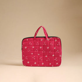 Handcrafted Quilted Laptop Bag (12 x 16 in) 52