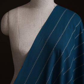 Blue - Prewashed Cotton Jacquard Fabric 06