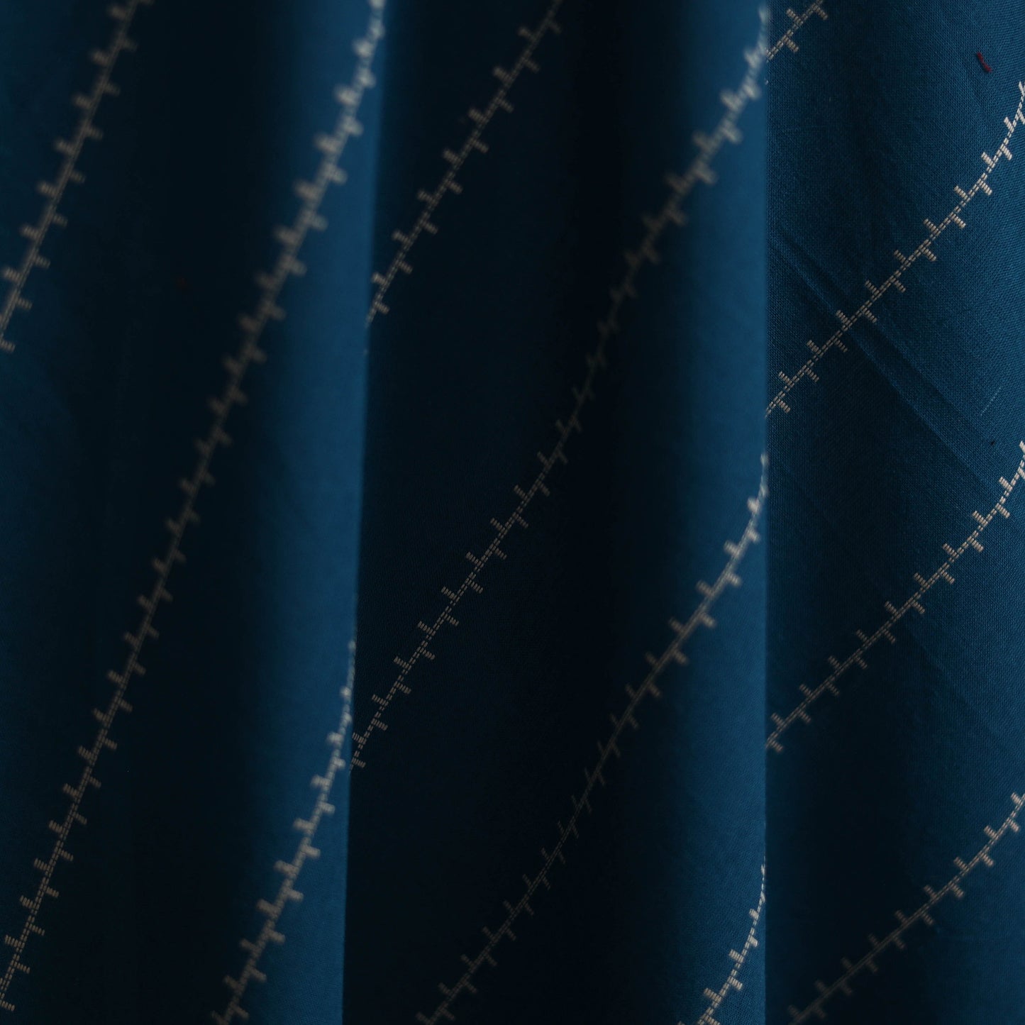 Blue - Prewashed Cotton Jacquard Fabric 06