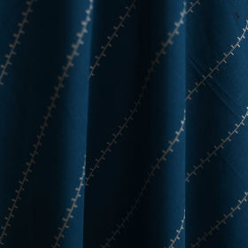 Blue - Prewashed Cotton Jacquard Fabric 06