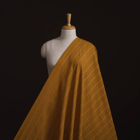 Yellow - Prewashed Cotton Jacquard Fabric 07