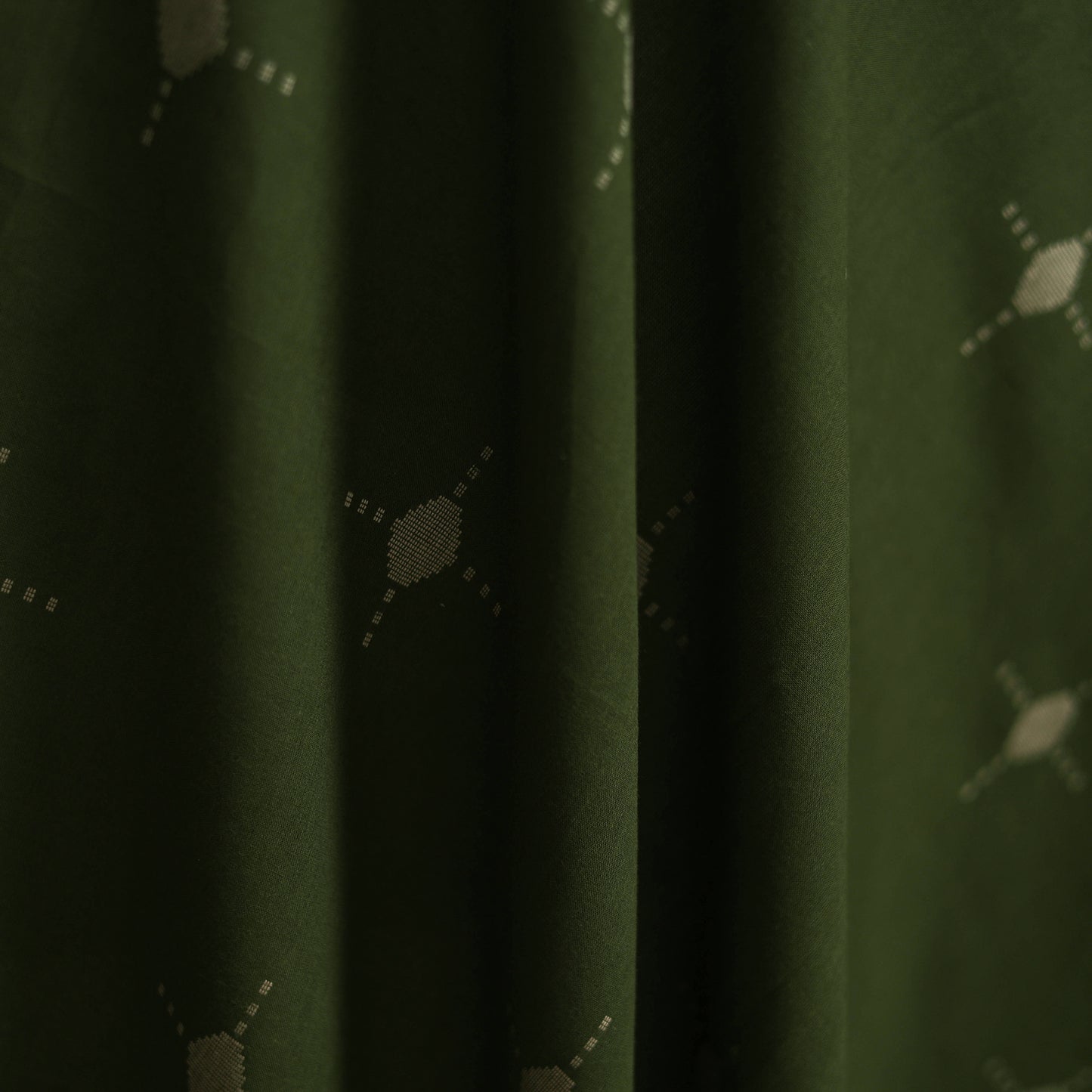 Green - Prewashed Cotton Jacquard Fabric 09
