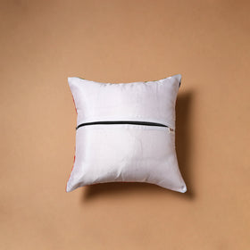 Floral Hand Embroidered Cushion Cover (16 x 16 in) 28