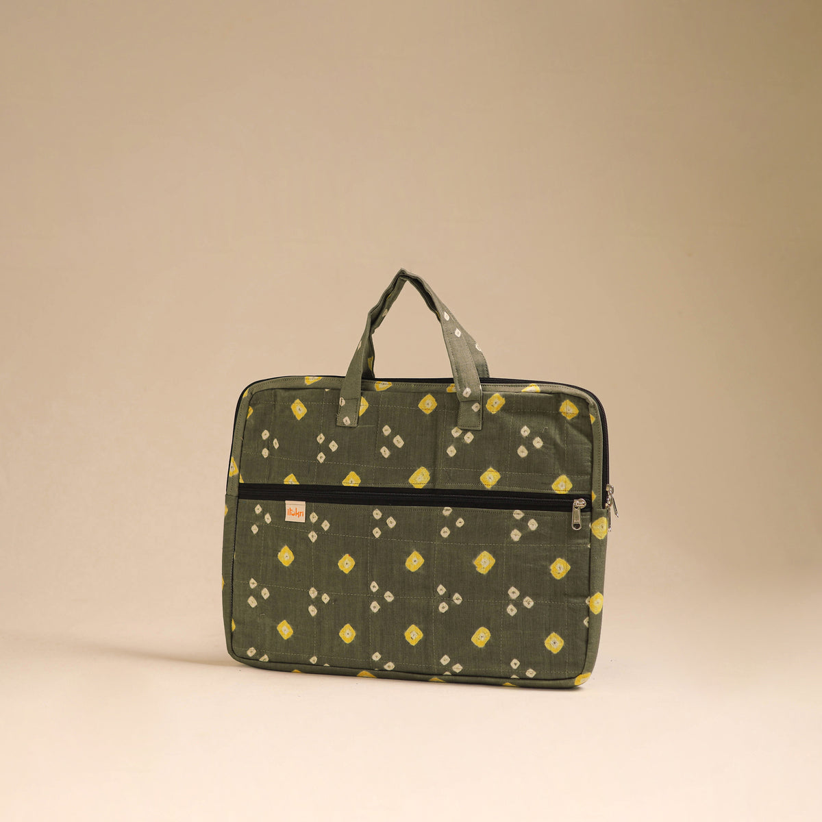 Handcrafted Quilted Laptop Bag (12 x 16 in) 57