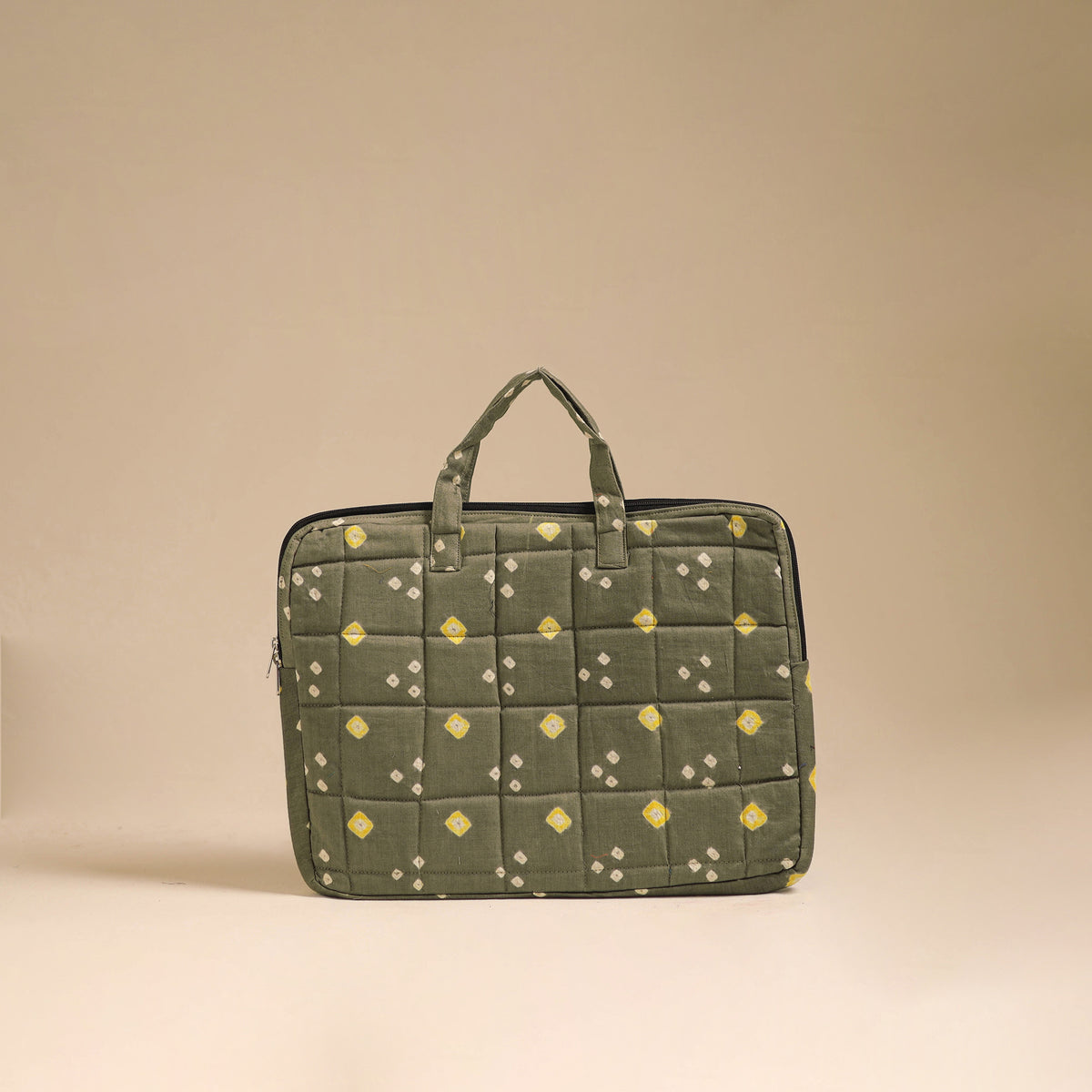 Handcrafted Quilted Laptop Bag (12 x 16 in) 57