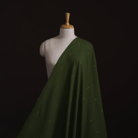Green - Prewashed Cotton Jacquard Fabric 11