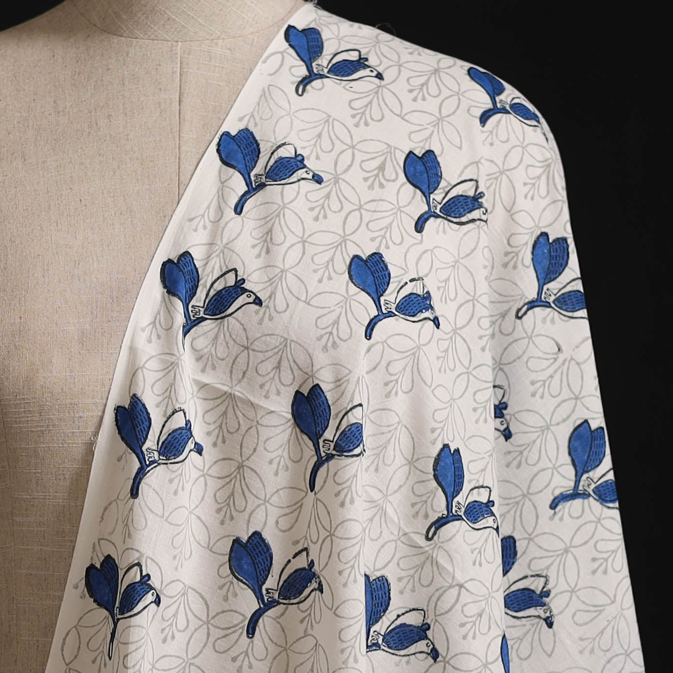 Sanganeri Hand Block Print Cotton Fabric 06