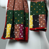 Patchwork Bandhani Stole
