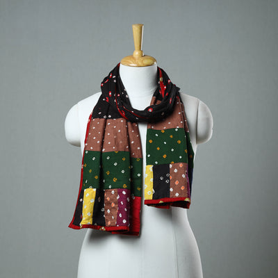 Patchwork Bandhani Stole
