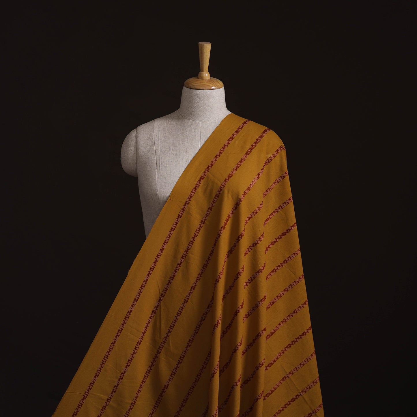 Yellow - Prewashed Cotton Jacquard Fabric 12
