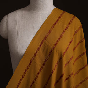 Yellow - Prewashed Cotton Jacquard Fabric 12