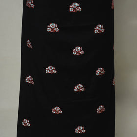 Black - hand embroidery cotton kashida kurta material